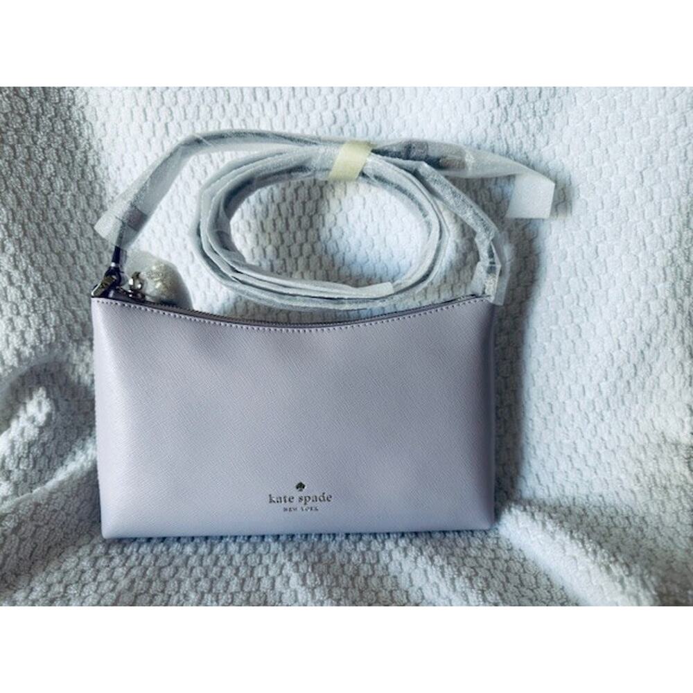 NWT Kate Spade Sadie Crossbody Pastel Lavender Leather $259